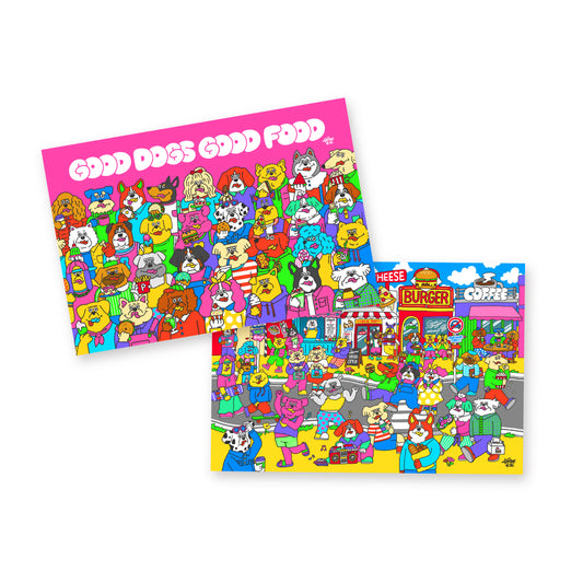 【販売開始:2026年10月1日〜】ポストカード「GOOD DOG GOOD FOOD」