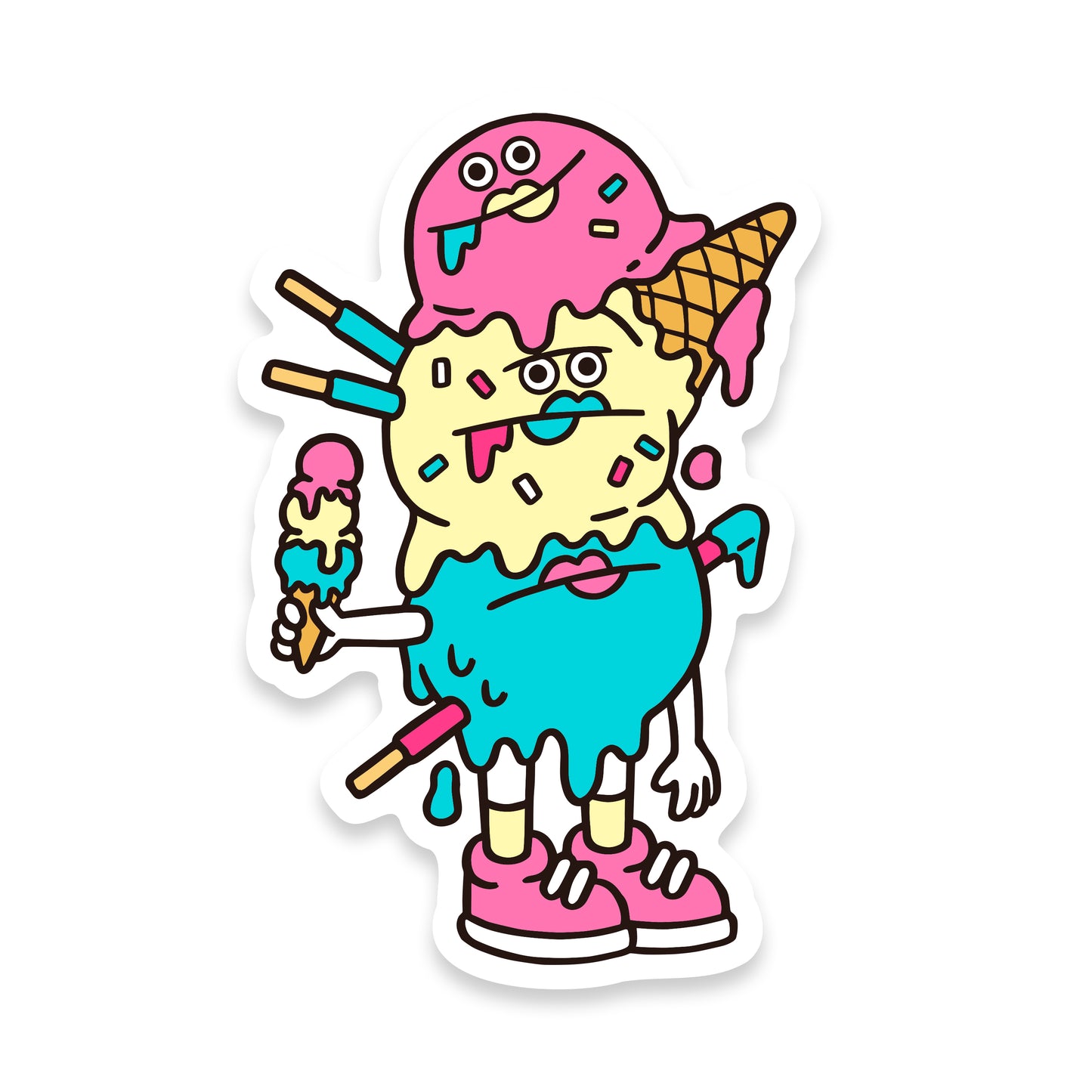 ステッカー「I'm delicious #1」(非耐水)
