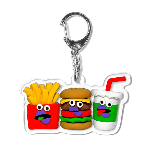 キーホルダー「クレイバーガーセット」