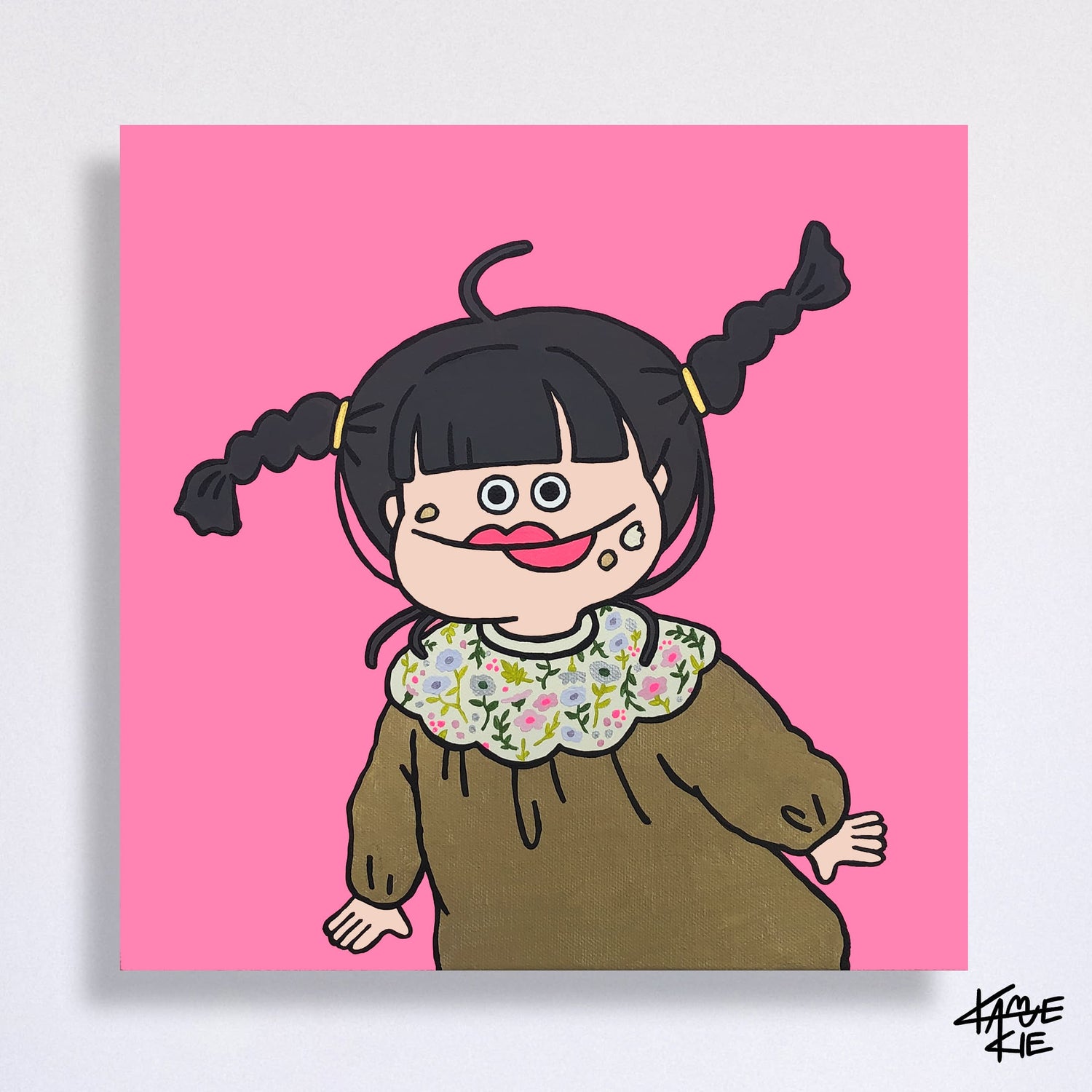 【30cm】似顔絵オーダー キャンバス画(現物納品)