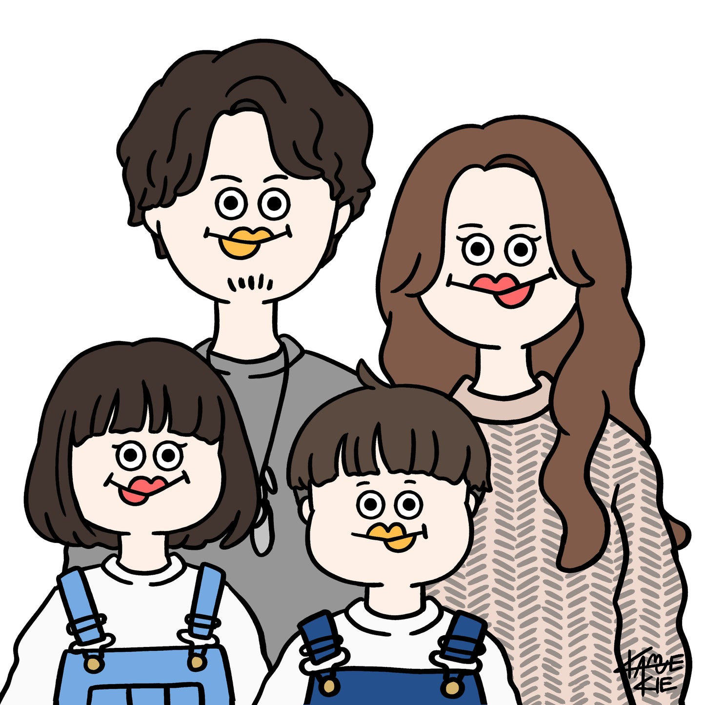 似顔絵オーダー アイコン(データ納品)