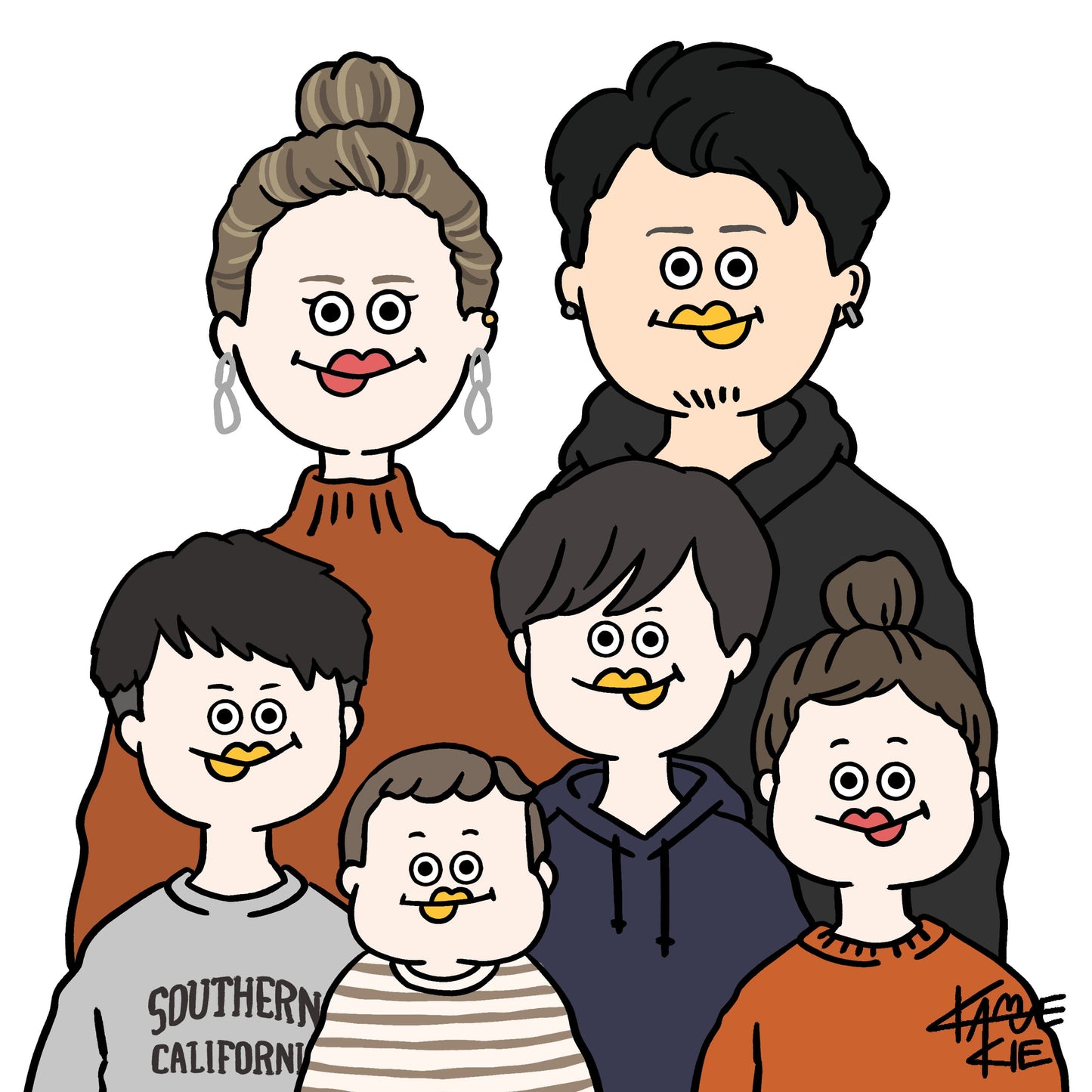 似顔絵オーダー アイコン(データ納品)