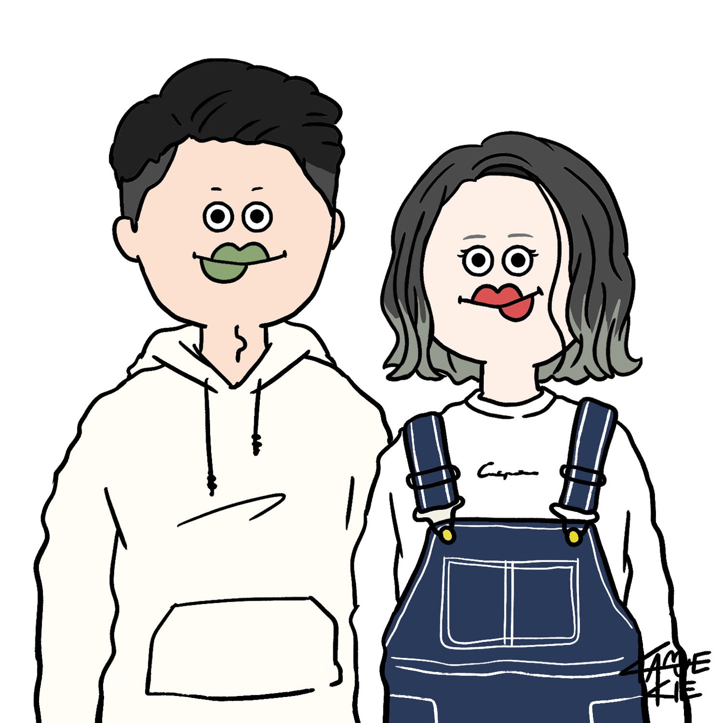 似顔絵オーダー アイコン(データ納品)