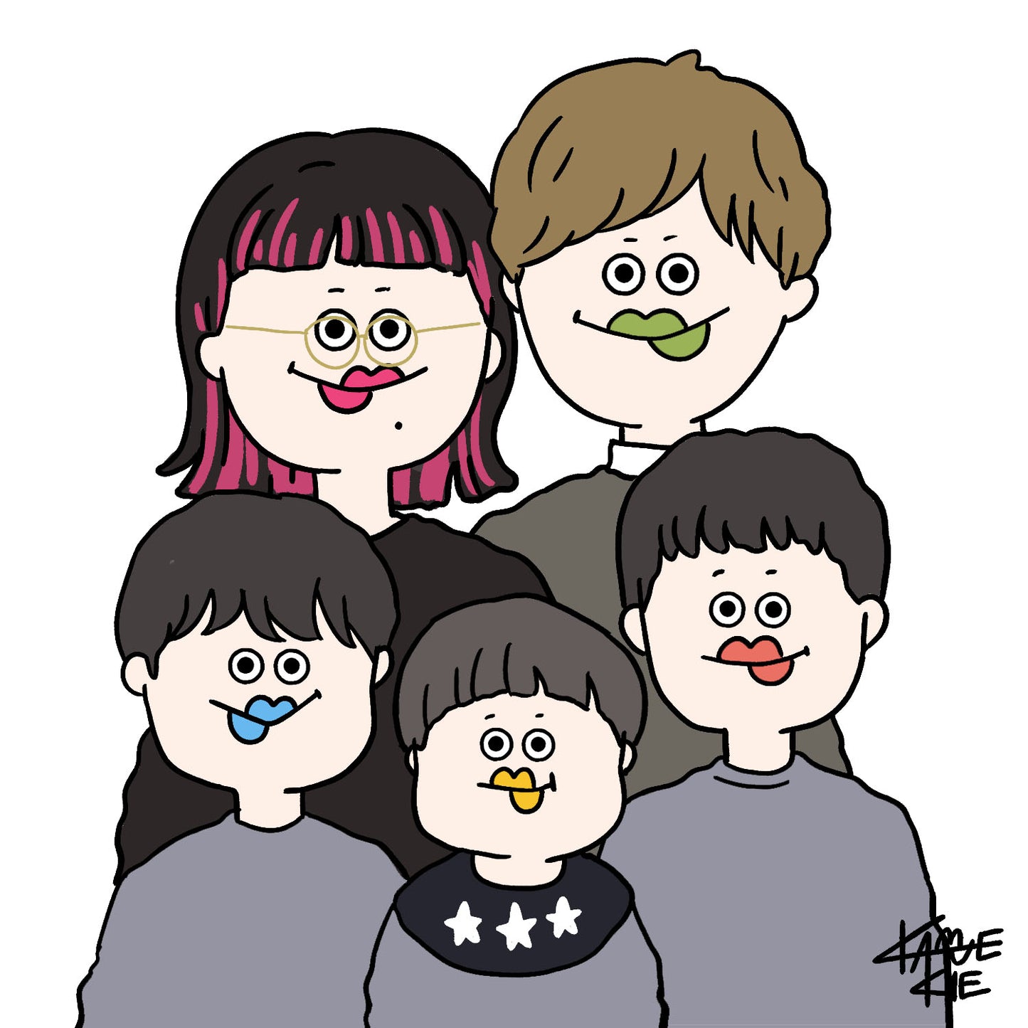 似顔絵オーダー アイコン(データ納品)