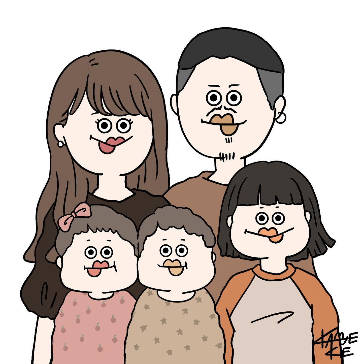 似顔絵オーダー アイコン(データ納品)