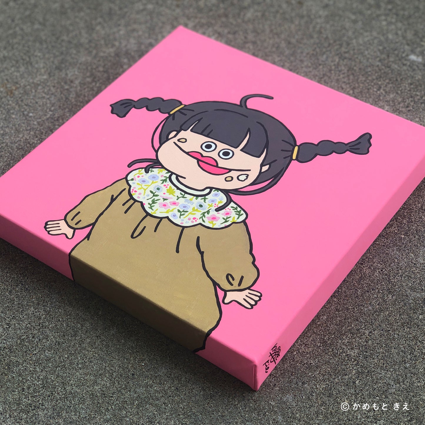 【30cm】似顔絵オーダー キャンバス画(現物納品)