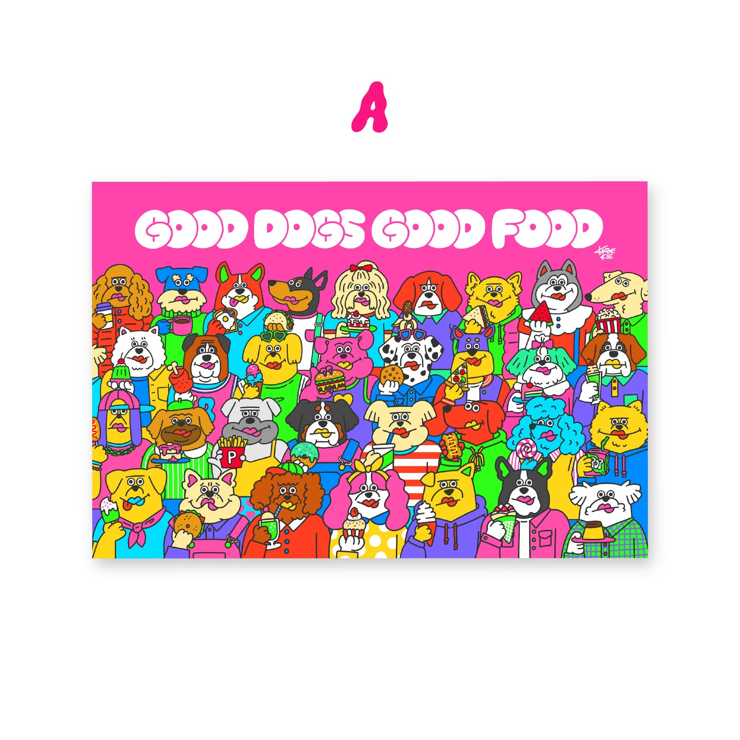【販売開始：2026年10月1日〜】ポストカード「GOOD DOG GOOD FOOD」