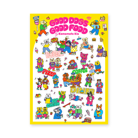 【販売開始：2026年10月1日〜】透明ステッカーシール「GOOD DOG GOOD FOOD」