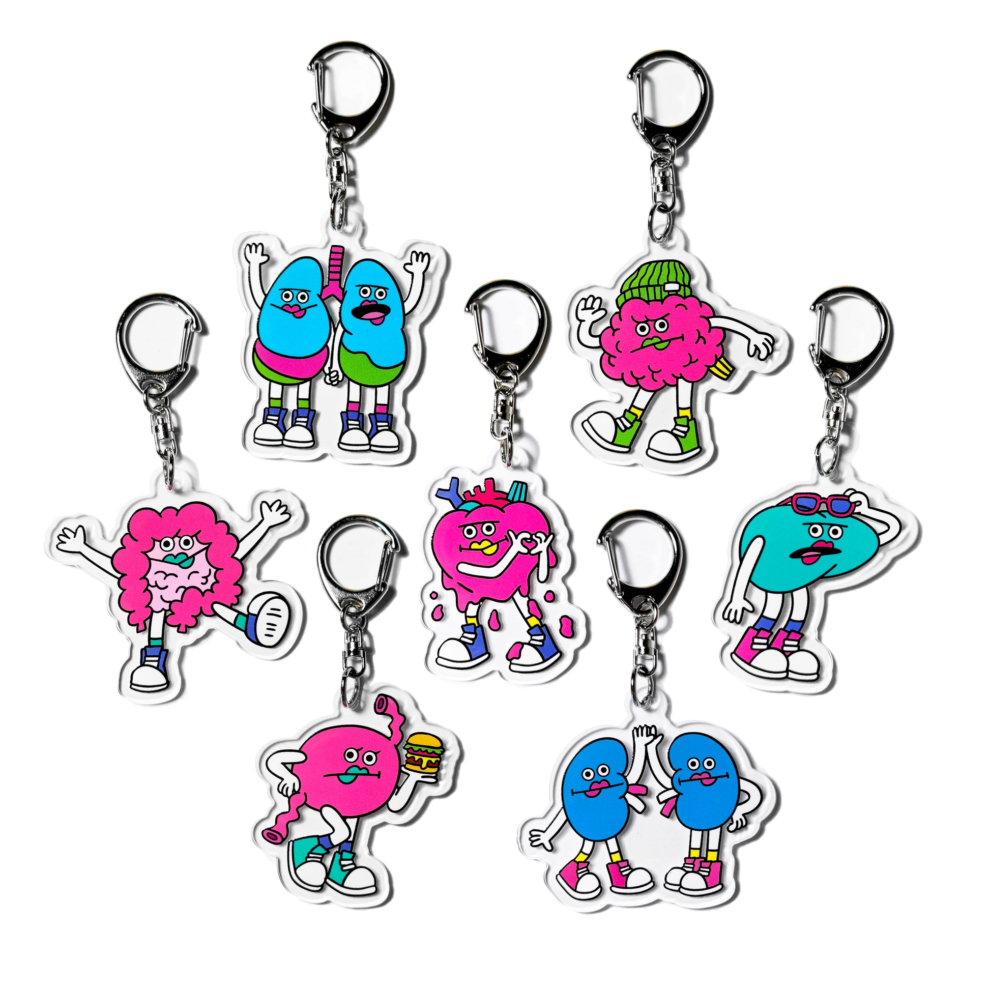 キーホルダー「Body POP Friends」（全7種） – KAMENOCO SHOP