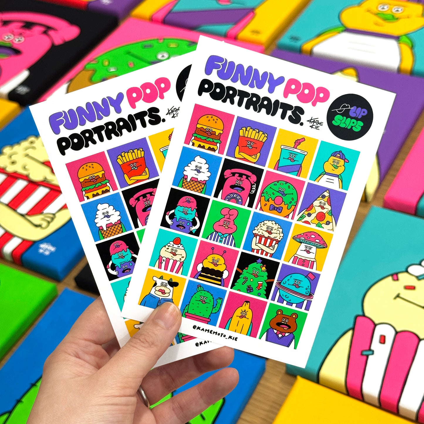 【10月17日 20:00〜】ミニポスター「FUNNY POP PORTRAITS.」