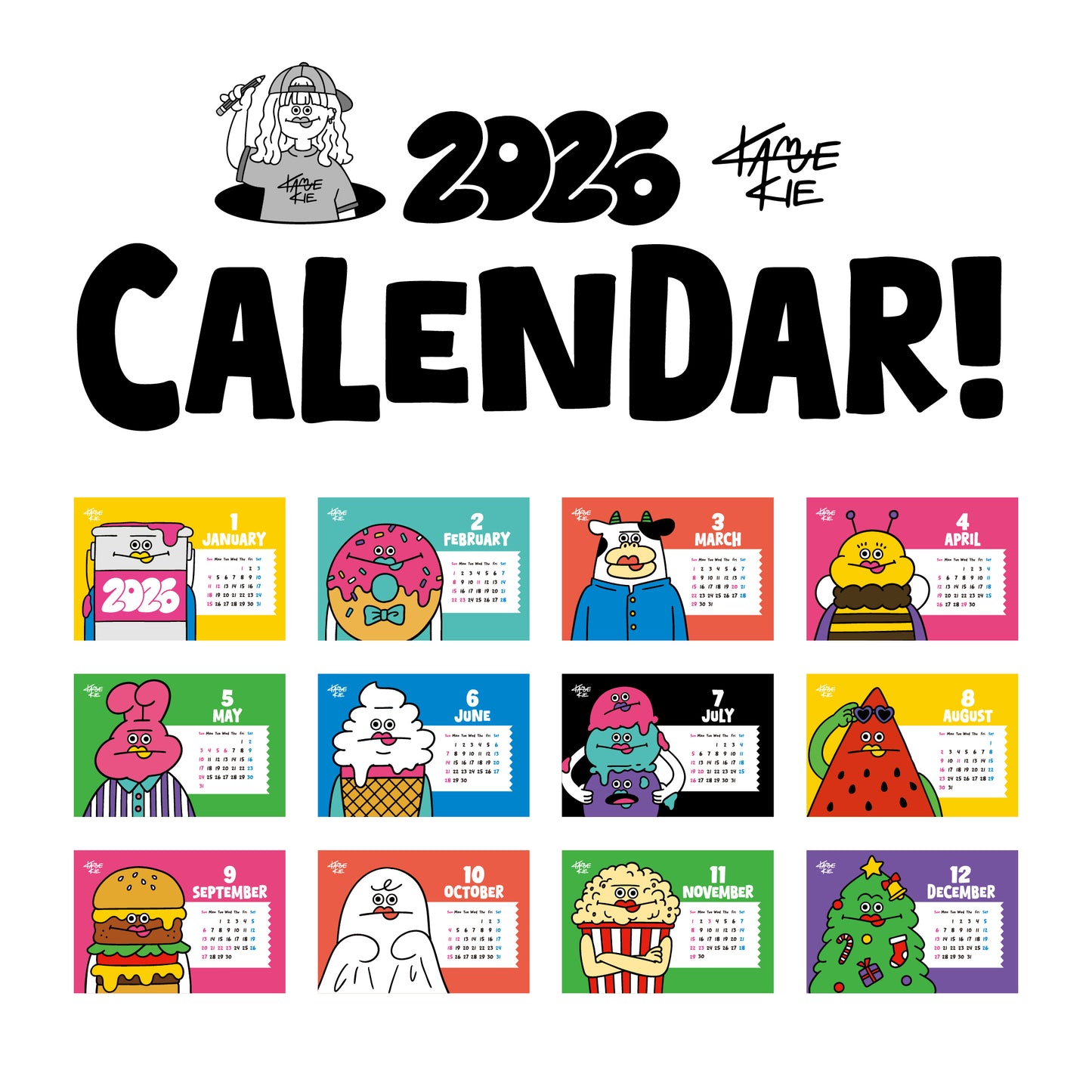 カレンダー「2026」