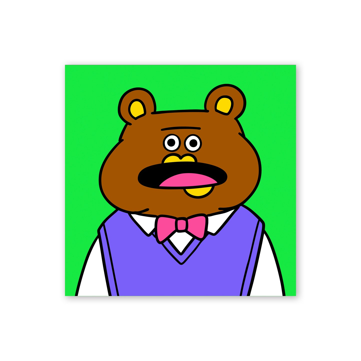 【10月17日 20:00〜】ステッカー「FUNNY POP PORTRAITS.」