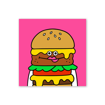 【10月17日 20:00〜】ステッカー「FUNNY POP PORTRAITS.」