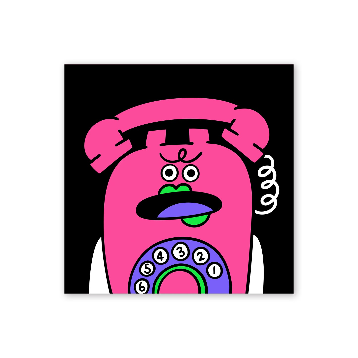 【10月17日 20:00〜】ステッカー「FUNNY POP PORTRAITS.」