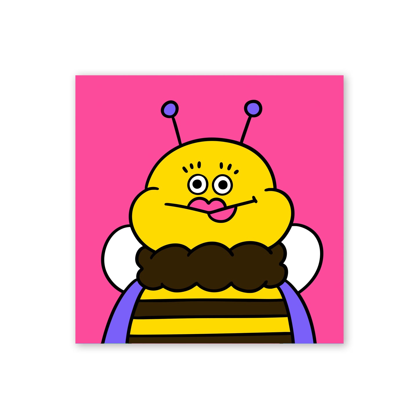 【10月17日 20:00〜】ステッカー「FUNNY POP PORTRAITS.」