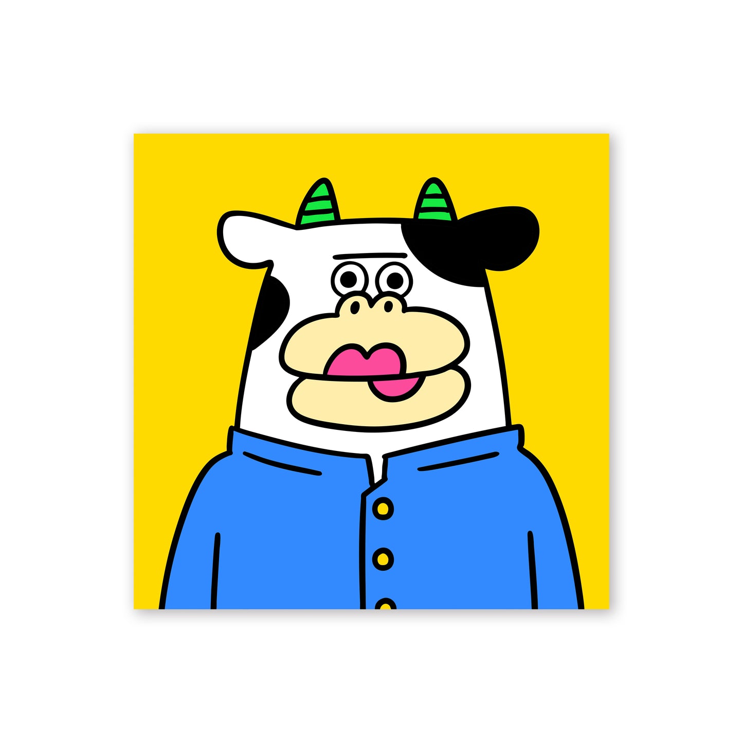 【10月17日 20:00〜】ステッカー「FUNNY POP PORTRAITS.」