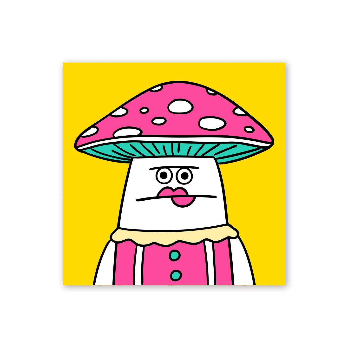 【10月17日 20:00〜】ステッカー「FUNNY POP PORTRAITS.」