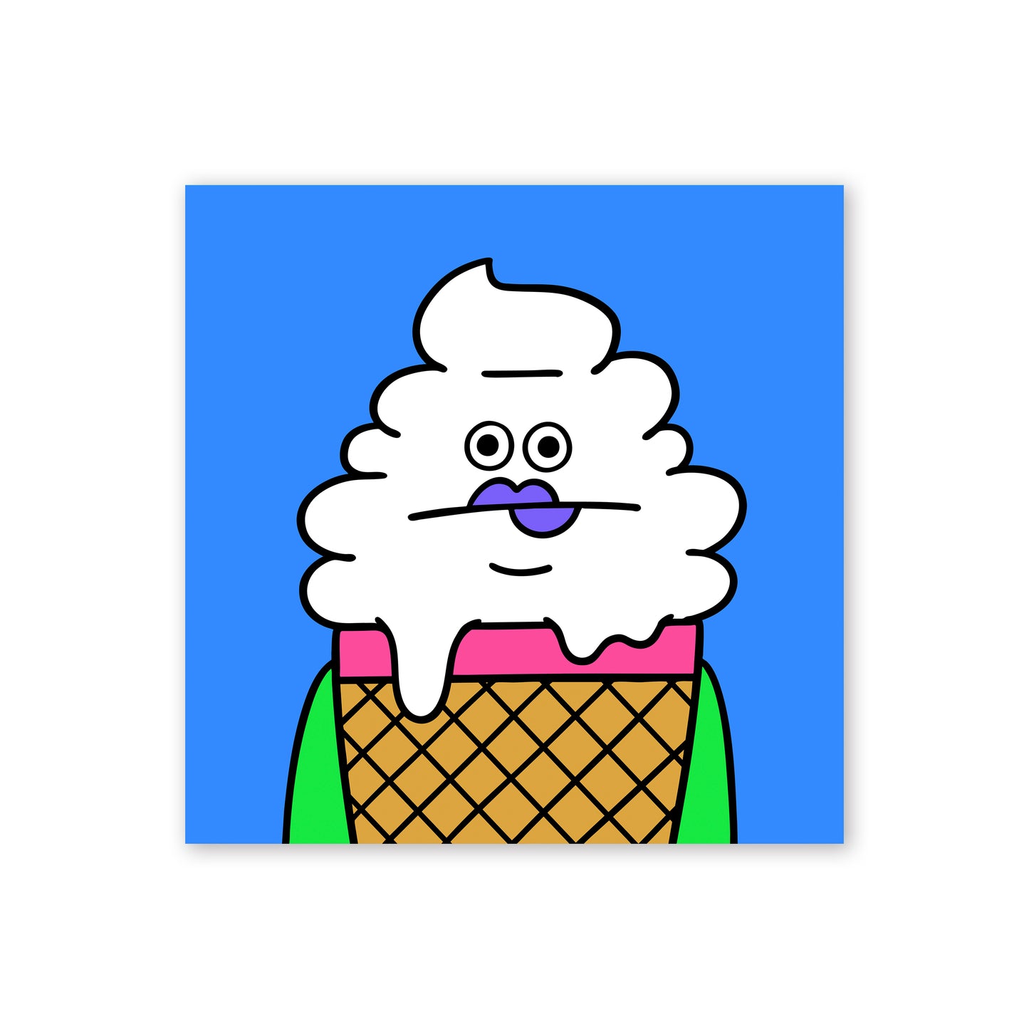 【10月17日 20:00〜】ステッカー「FUNNY POP PORTRAITS.」