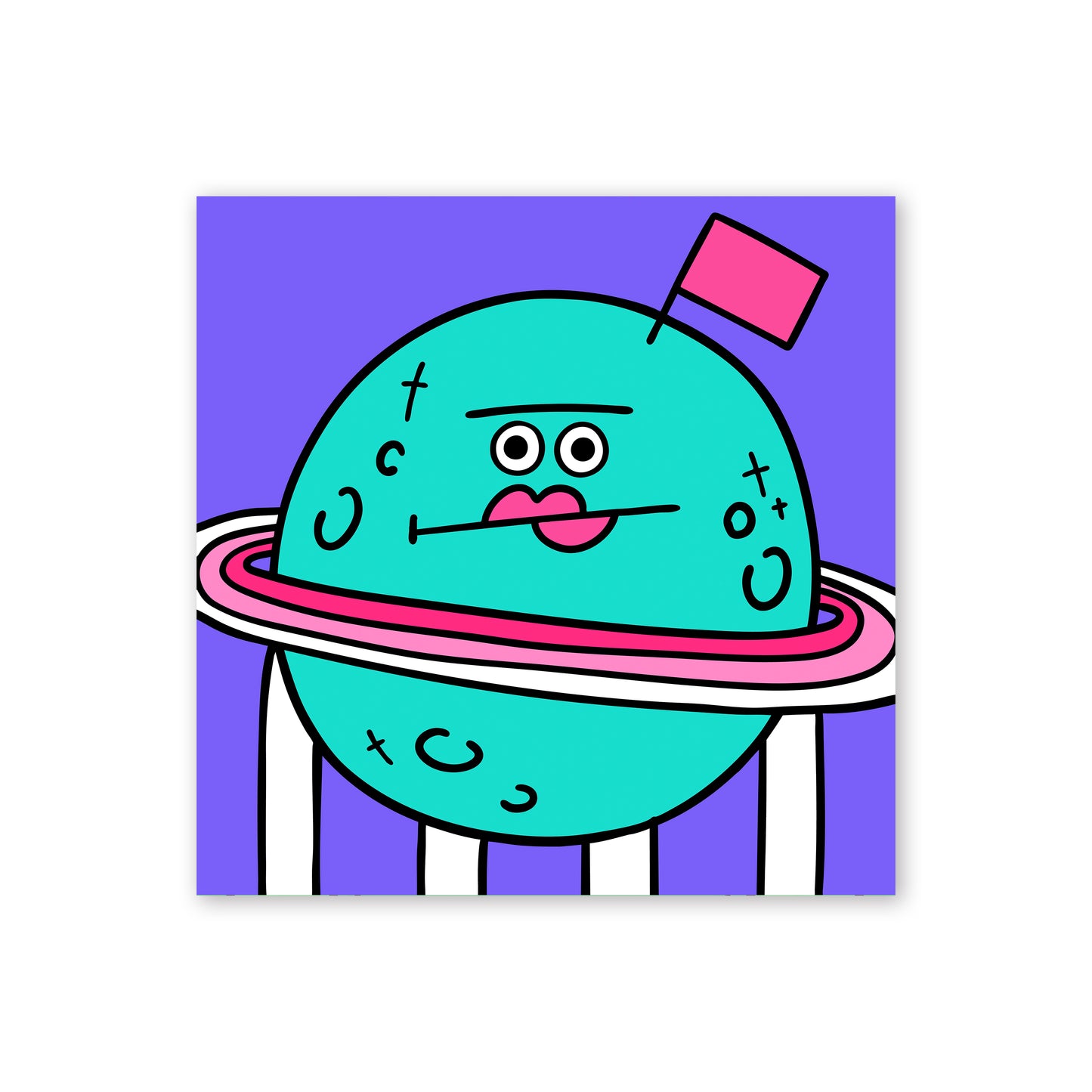【10月17日 20:00〜】ステッカー「FUNNY POP PORTRAITS.」