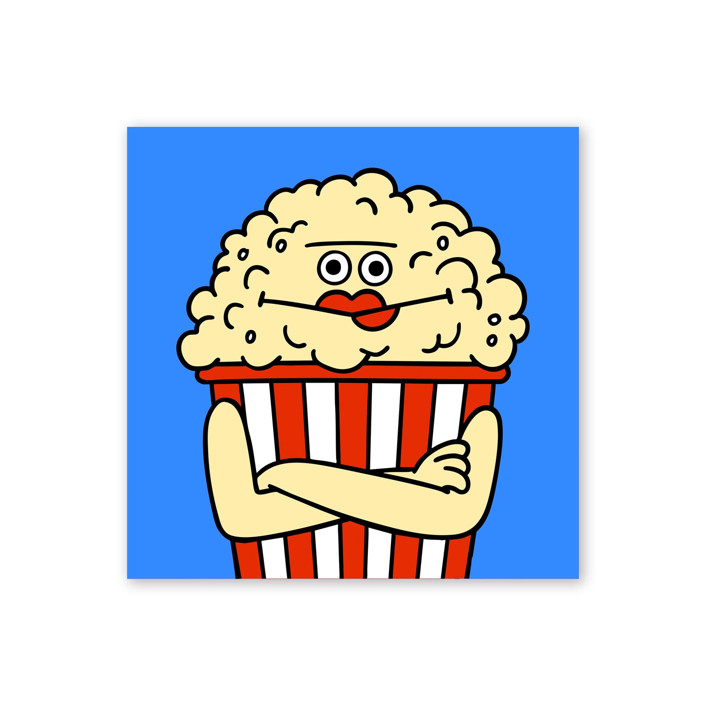 【10月17日 20:00〜】ステッカー「FUNNY POP PORTRAITS.」