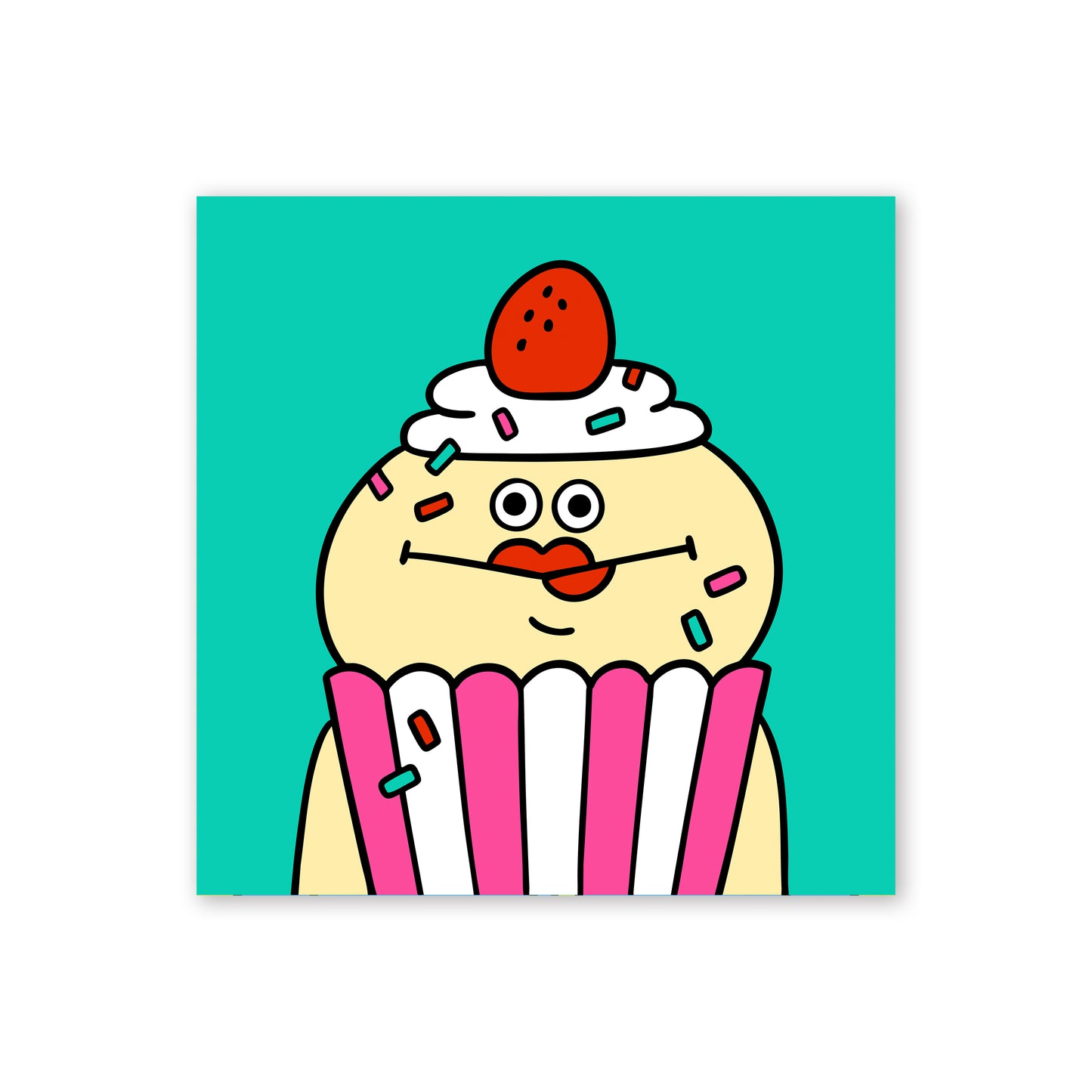 【10月17日 20:00〜】ステッカー「FUNNY POP PORTRAITS.」