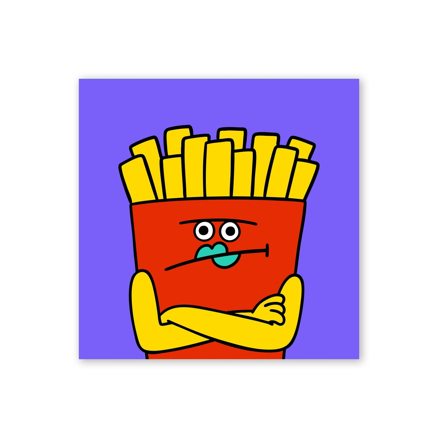 【10月17日 20:00〜】ステッカー「FUNNY POP PORTRAITS.」